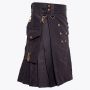 Black Deluxe Utility Kilt
 thumbnail