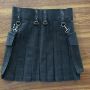 Black Denim kilt For Men
 thumbnail