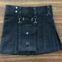 Black Denim kilt For Men
 thumbnail