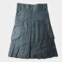Black Utility Kilt with Yellow Trim
 thumbnail