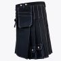 Black Working Kilt For Men
 thumbnail