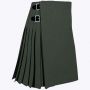 Black Weathered Plain Colored Tartan Kilt thumbnail