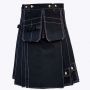 Black Working Kilt For Men thumbnail