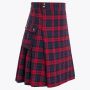 Brown Modern Utility Tartan kilt With Tartan Straps
 thumbnail