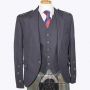 Charcoal Tweed Jacket & Vest Braemar Style thumbnail