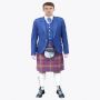 Custom Made Blue Argyll Kilt Outfit Package For Men thumbnail