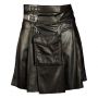 Fetish Black Leather Kilt thumbnail