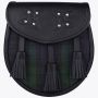 Genuine Leather with Black Watch Tartan Sporran thumbnail