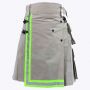 Gray Firefighter Utility Kilt For Men thumbnail