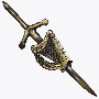 Antique Irish Hornt Kilt Pin thumbnail