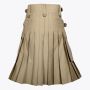 Khaki Utility Kilt with Cargo Pockets
 thumbnail