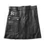 Leather Pleated Kilt For Men thumbnail
