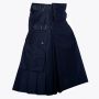 Navy Blue Utility Kilt with Cargo Pockets
 thumbnail