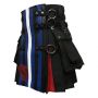 Pride Flag Leather Kilt thumbnail
