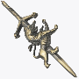 Antique Highland Scottish Rampant Lion Kilt Pin Chrome 
 thumbnail