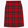 Red Leslie Women Tartan Kilt thumbnail