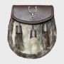Seal Skin Sporran with Stag Badge thumbnail