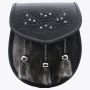 Semi Dress Grey Sealskin Studded Celtic Modren Sporran
 thumbnail