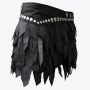 Warriors Black Leather Mini Kilt
 thumbnail