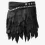 Warriors Black Leather Mini Kilt
 thumbnail