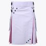 White & Pink Hybrid Utility Kilt thumbnail